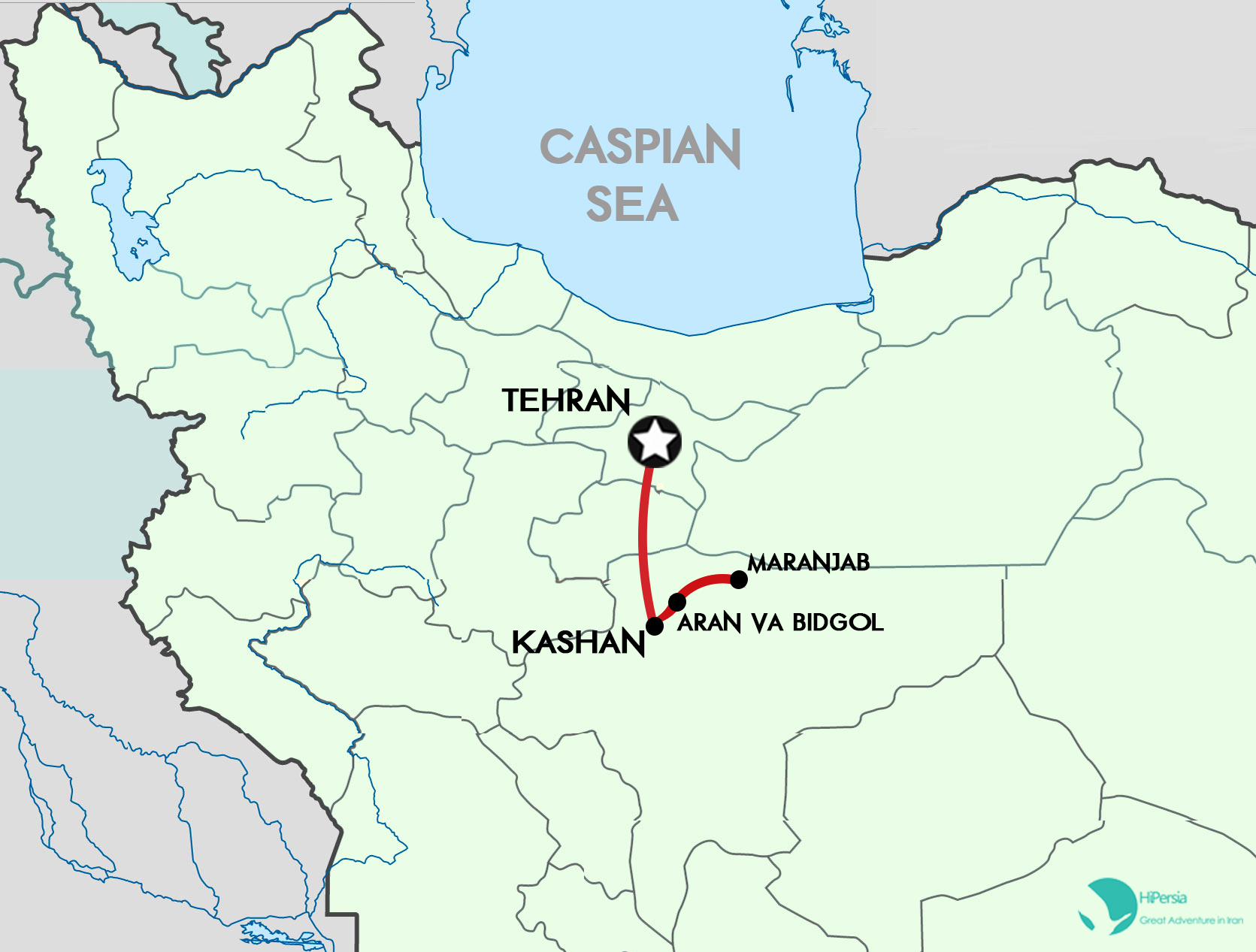 The map of route