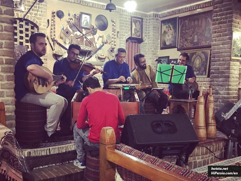 Where can you hear Iranian music?