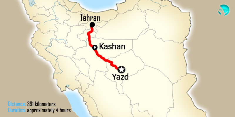 ُShiraz to Kashan