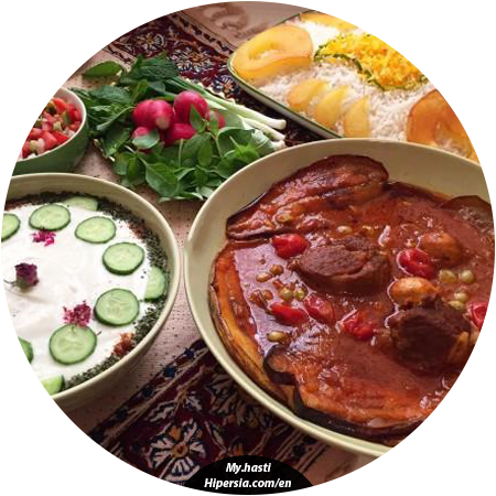Persian Food - Khoresh Bademjan | Hipersia