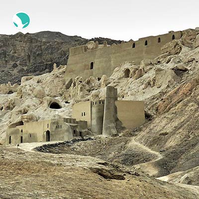 Mountain with amazing architecture